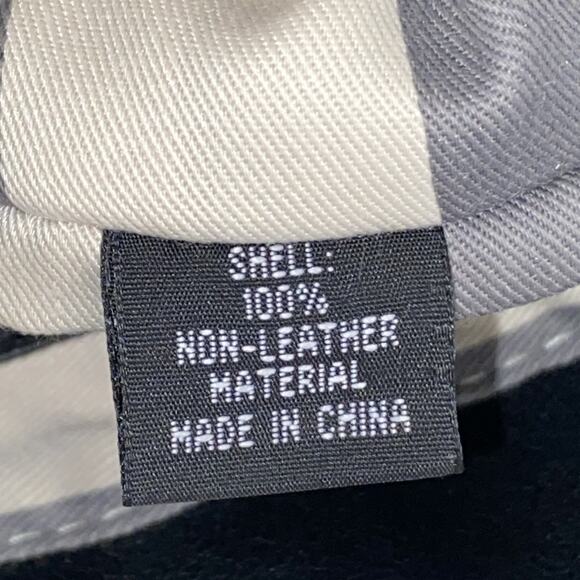 KATE LANDRY Black Faux Leather Large Shoulder Bag Tote Purse Handbag NEW NWT - Picture 6 of 11